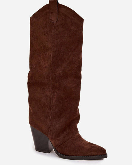 Heel boots model 219857