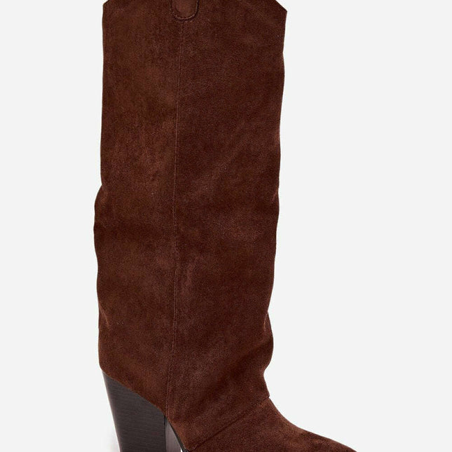 Heel boots model 219857