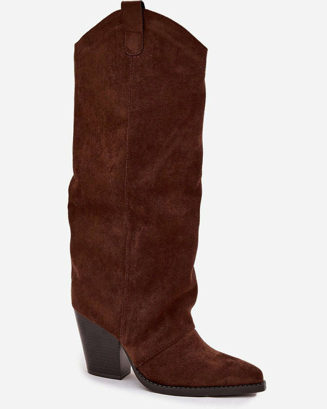 Heel boots model 219857