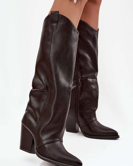Heel boots model 219858