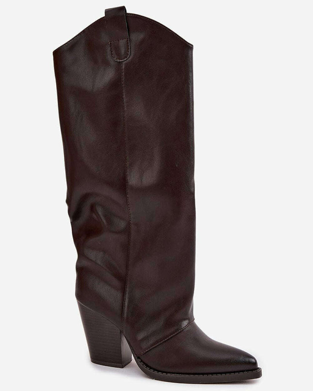 Heel boots model 219858