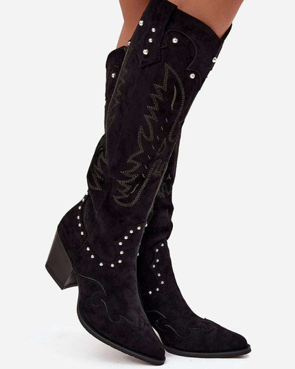 Heel boots model 219859