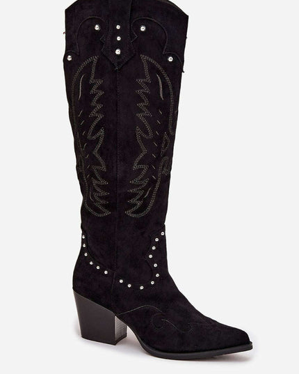 Heel boots model 219859