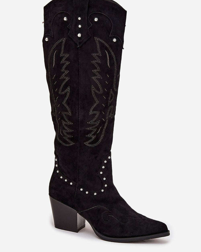 Heel boots model 219859