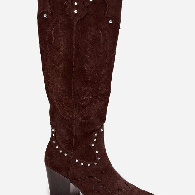 Heel boots model 219860