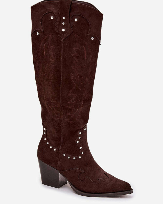 Heel boots model 219860