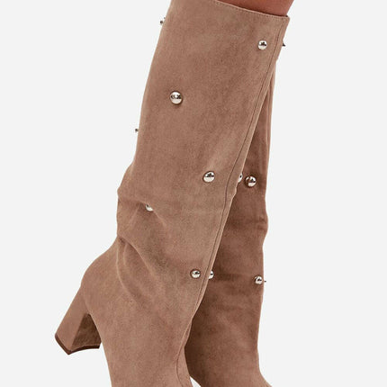 Heel boots model 219861