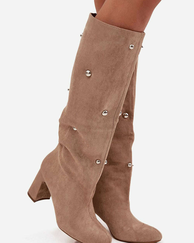 Heel boots model 219861