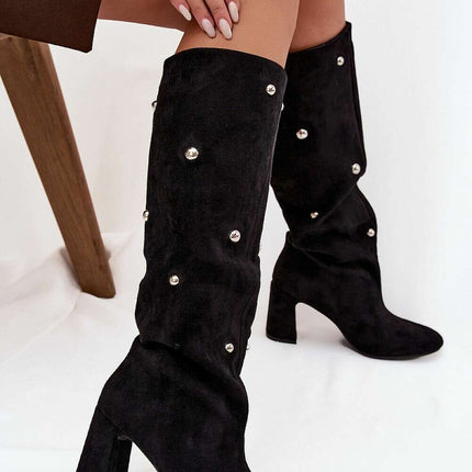 Heel boots model 219862