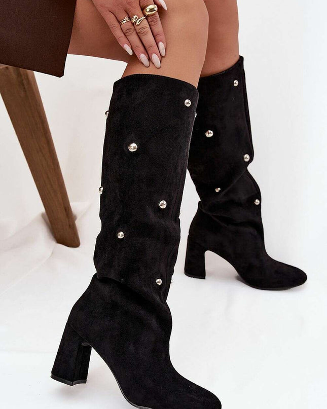 Heel boots model 219862