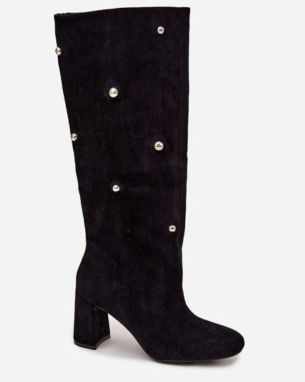 Heel boots model 219862