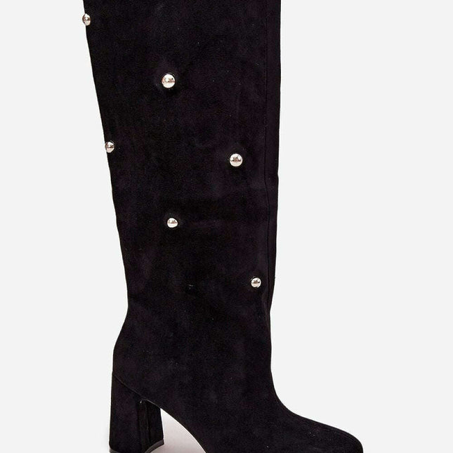 Heel boots model 219862