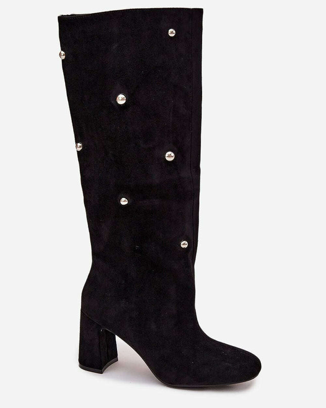 Heel boots model 219862
