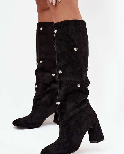 Heel boots model 219862