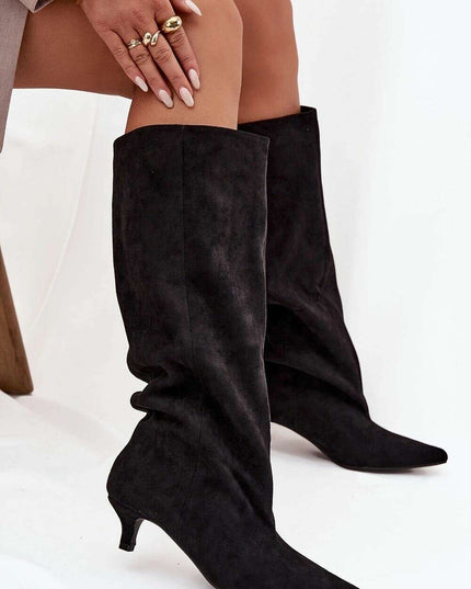 Heel boots model 219849