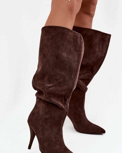 Heel boots model 219853