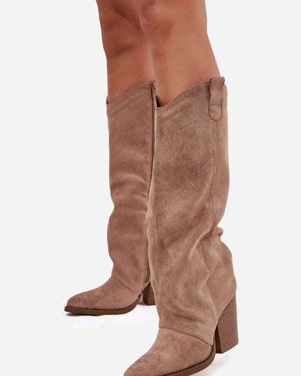 Heel boots model 219855