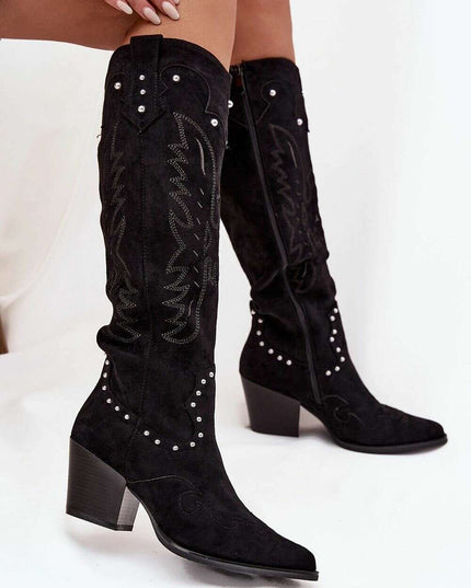 Heel boots model 219859