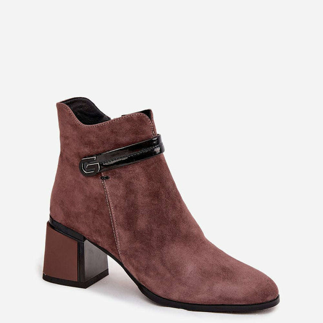 Heel boots model 220198