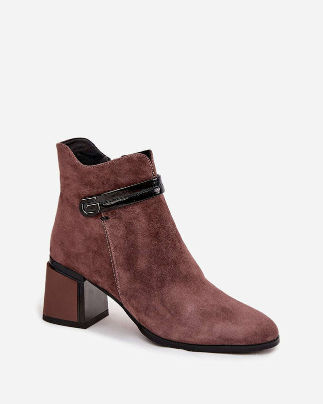 Heel boots model 220198