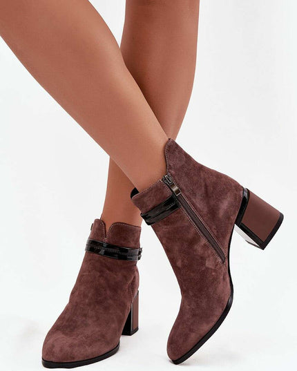 Heel boots model 220198