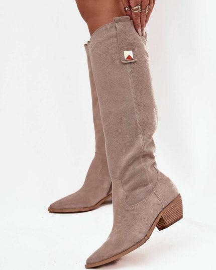 Heel boots model 220209