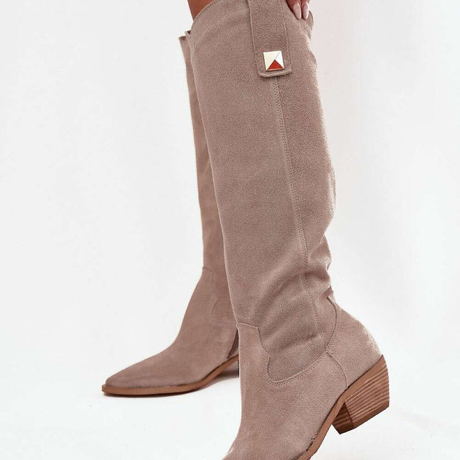 Heel boots model 220209