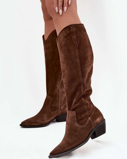 Heel boots model 220211