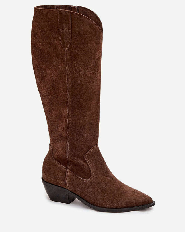 Heel boots model 220211