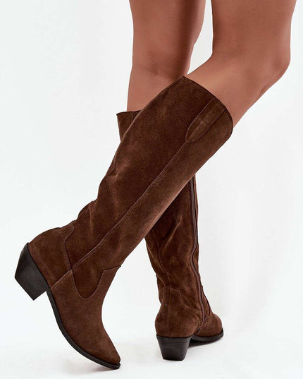 Heel boots model 220211