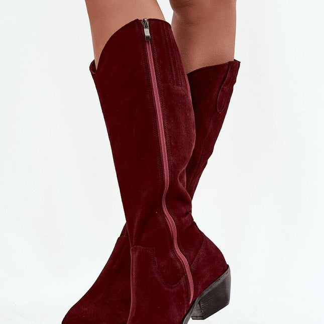 Heel boots model 220212