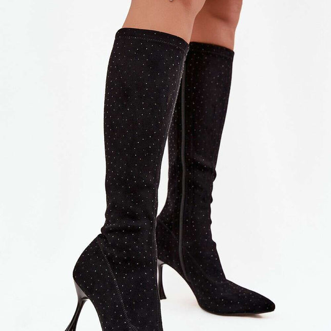 Heel boots model 220213