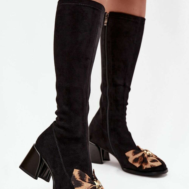 Heel boots model 220214