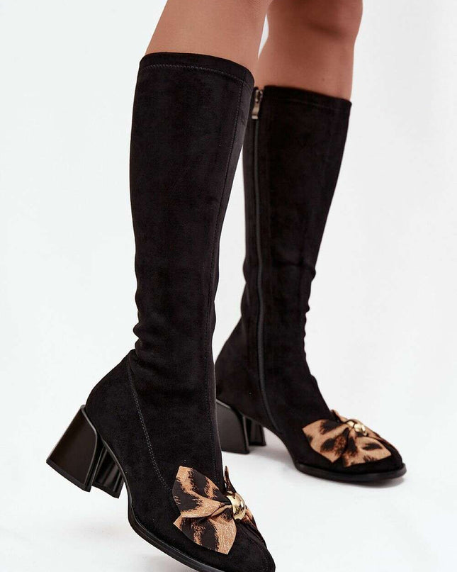 Heel boots model 220214