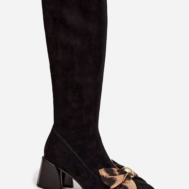 Heel boots model 220214