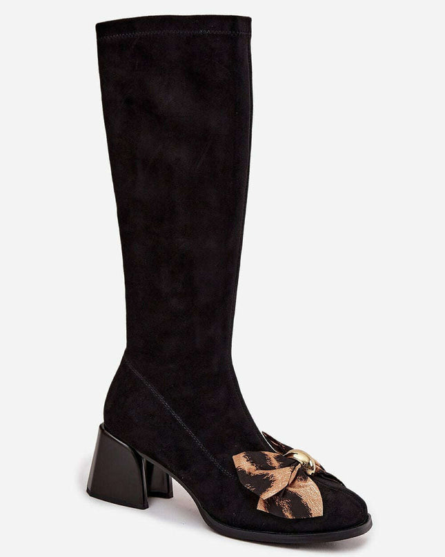 Heel boots model 220214