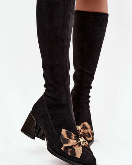 Heel boots model 220214