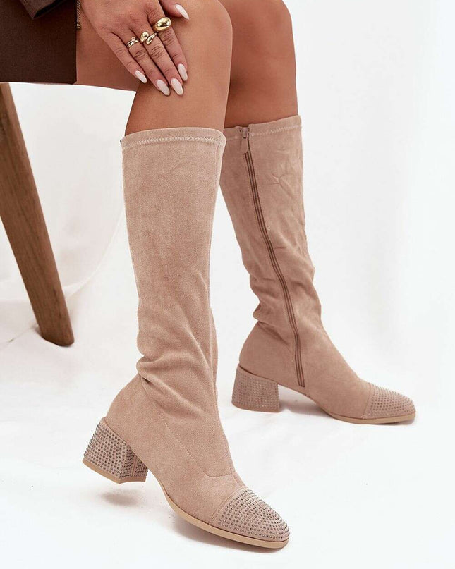 Heel boots model 220221