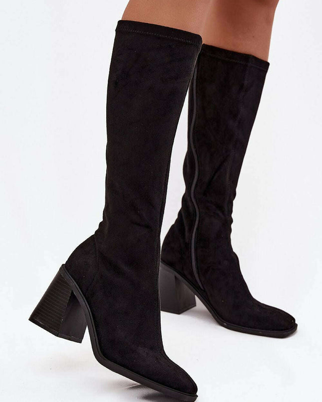 Heel boots model 220222
