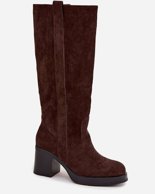 Heel boots model 220223