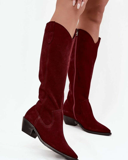 Heel boots model 220212