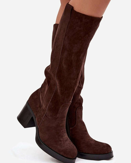 Heel boots model 220223