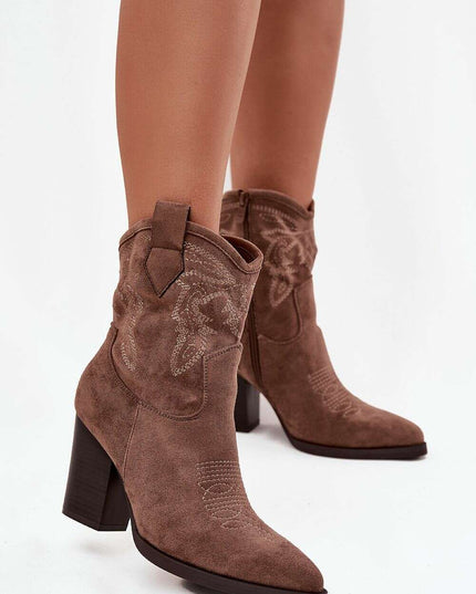 Heel boots model 220509