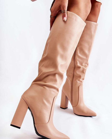 Heel boots model 220511