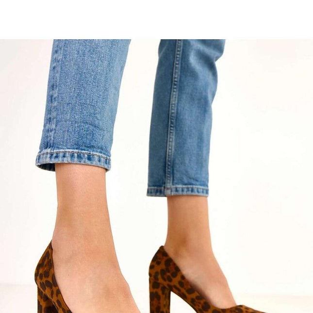 Block heel pumps model 220594