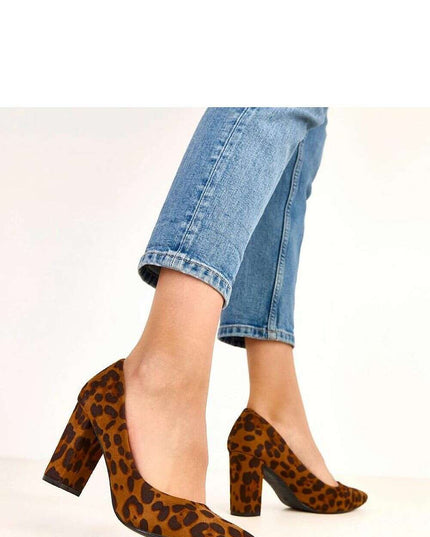 Block heel pumps model 220594