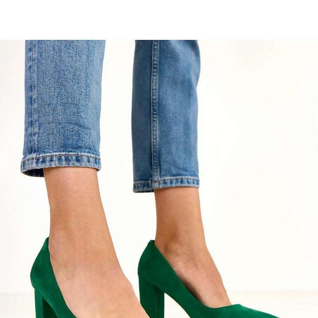 Block heel pumps model 220598