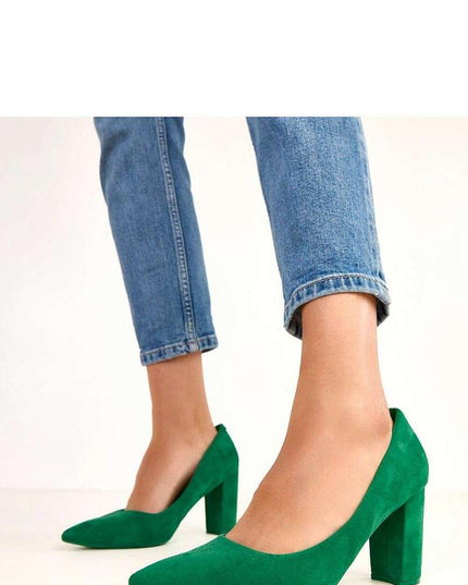 Block heel pumps model 220598