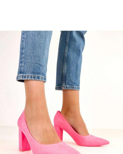 Block heel pumps model 220598
