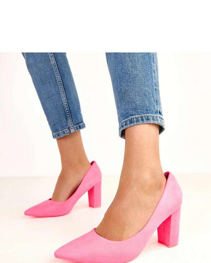 Block heel pumps model 220598